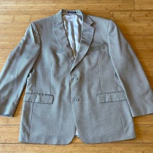 46R Hart Schaffer Marx Houndstooth Blazer